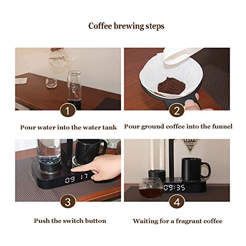 Multifunctional - 0.5L Drip Simulated Hand Brewed Clock