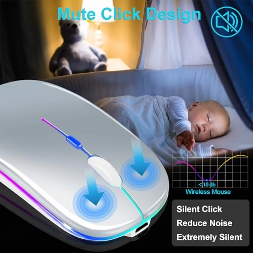 Rechargeable Wireless Mouse - Bluetooth