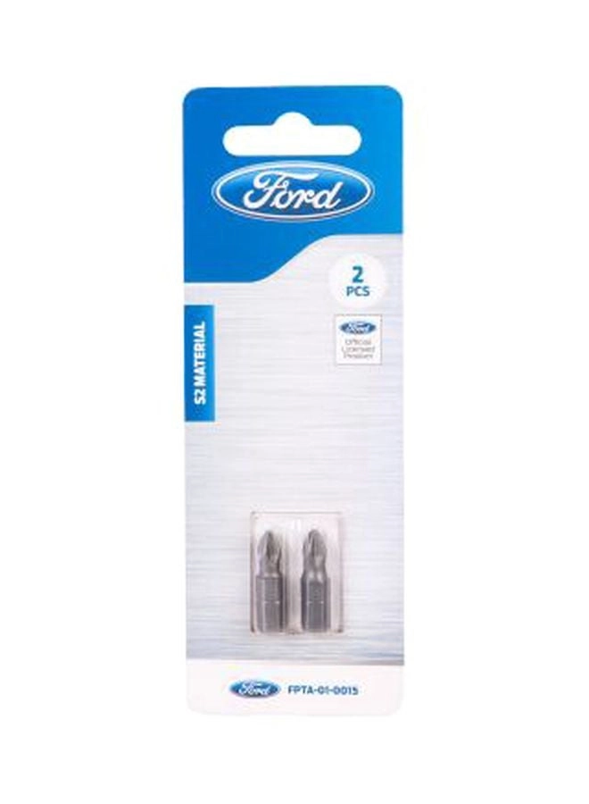 Screw Driving Bits - Pack of 2 25mm Silver