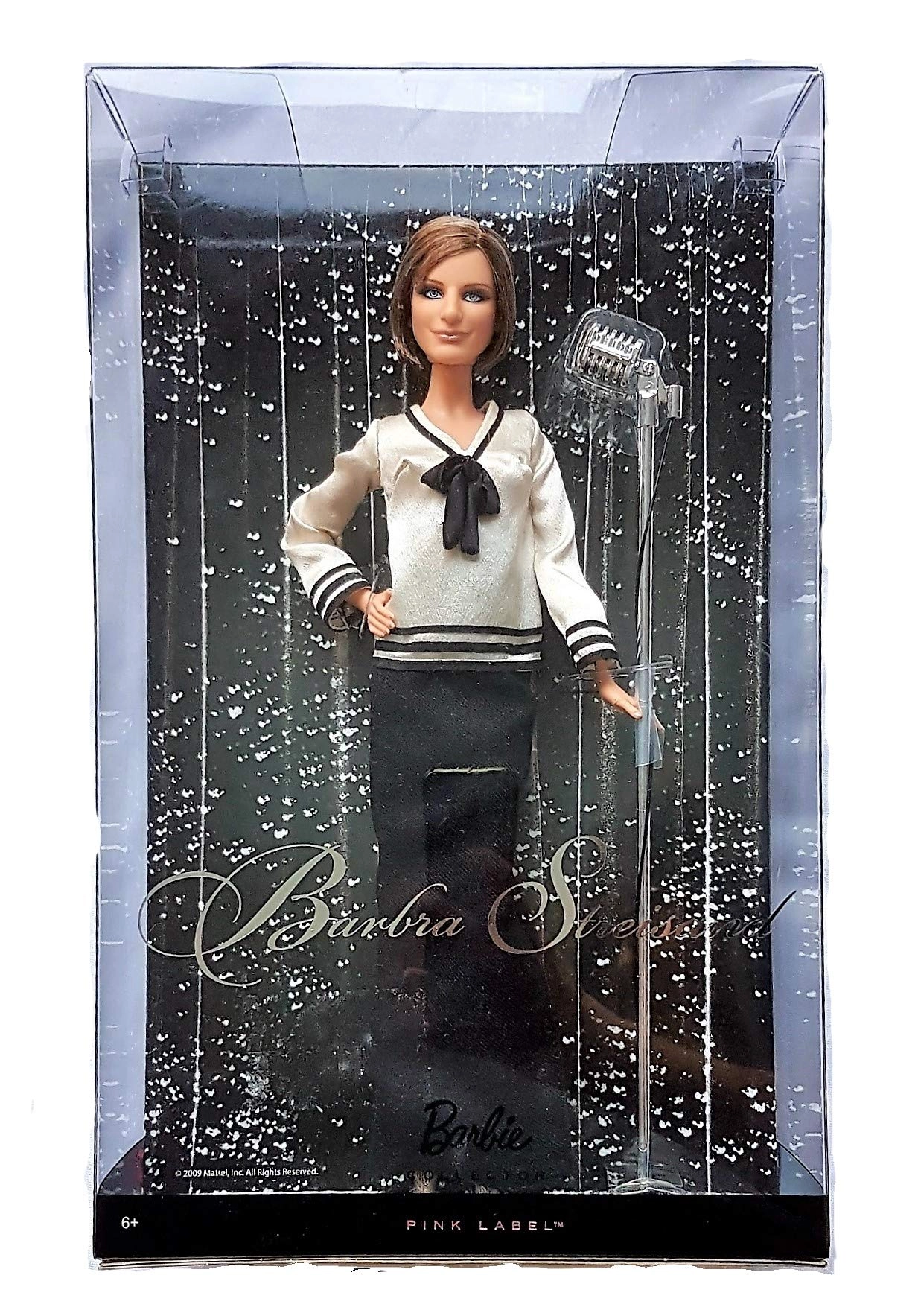 Mattel Barbra Streisand Doll - Pink Label Collection 18 inches