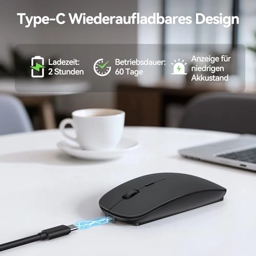4800 DPI 6-Button Mouse - Wireless