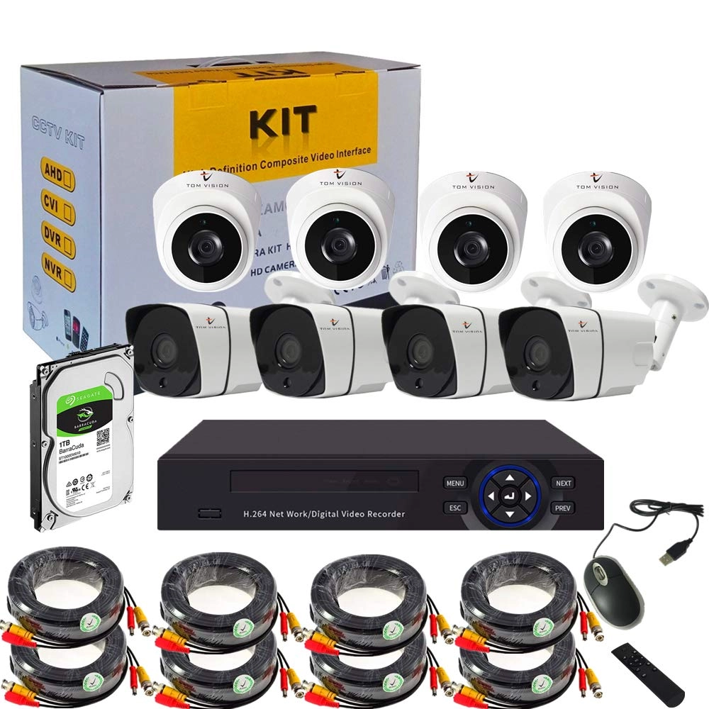 MA-8CH4B4D(R14D02)HDD 8CH 1080P 5-in-1 DVR - 1TB