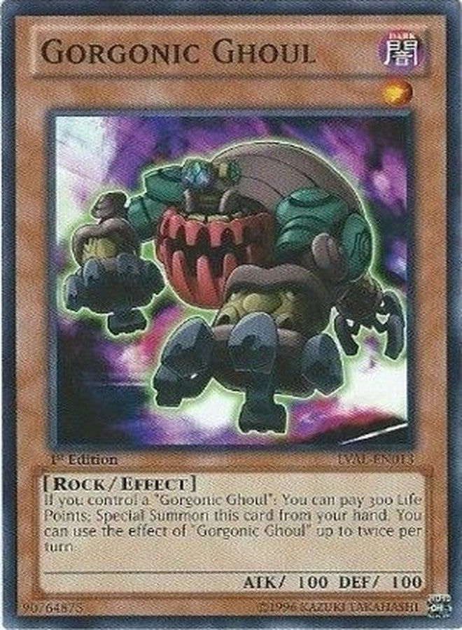 Yu-Gi-Oh! Gorgonic Ghoul LVAL-EN013