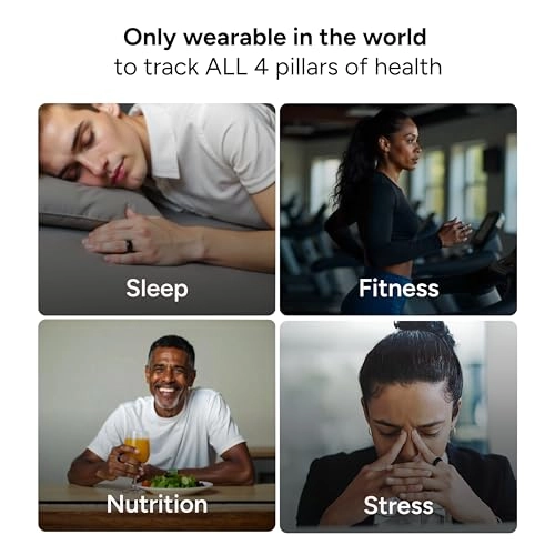 Gabit Smart Ring - 7+ Day Battery Titanium