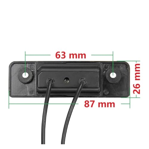 Reverse car rear view camera - Night vision Wired 720 x 540 pixels