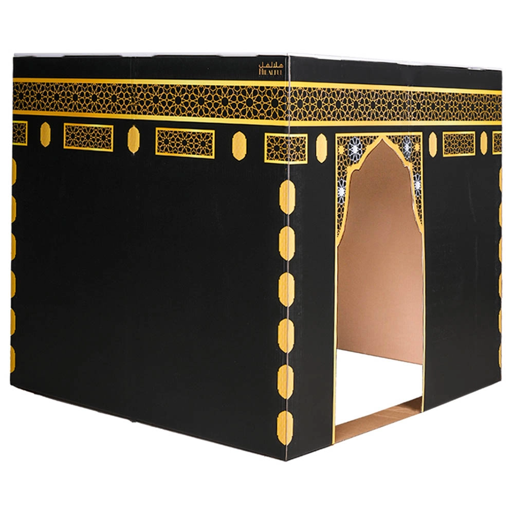 Kaaba Cardboard Playhouse - 91 x 100 x 91 cm Suitable for 3 Years & above