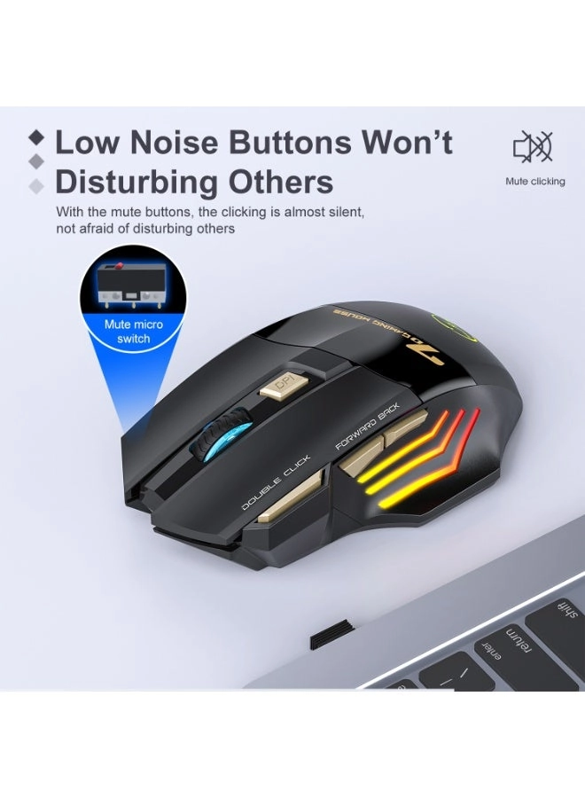 Gaming Mouse - Bluetooth 5.1 2.4GHz Wireless