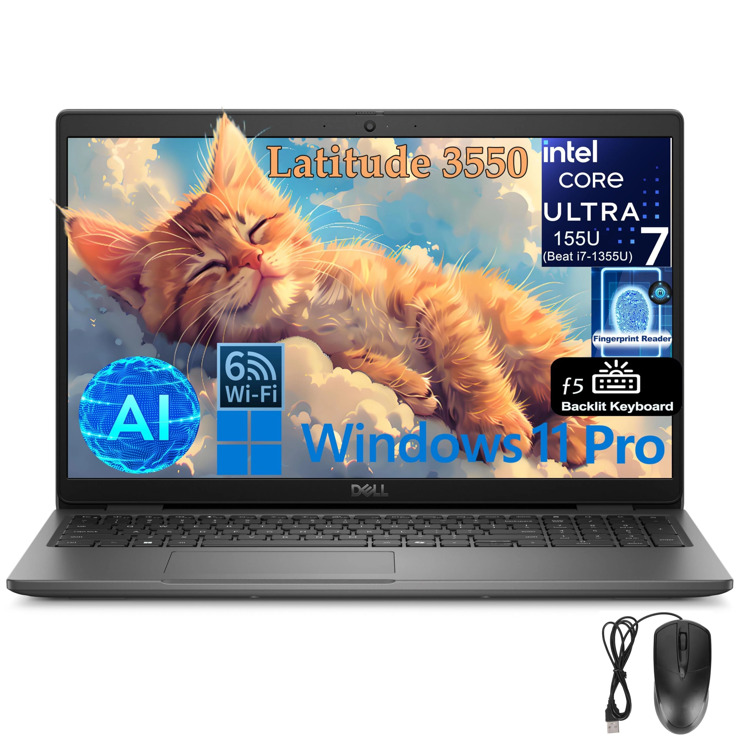 DELL Latitude 5550 3550 - 15.6'' Ultra 5 135U 64GB DDR5 1TB SSD