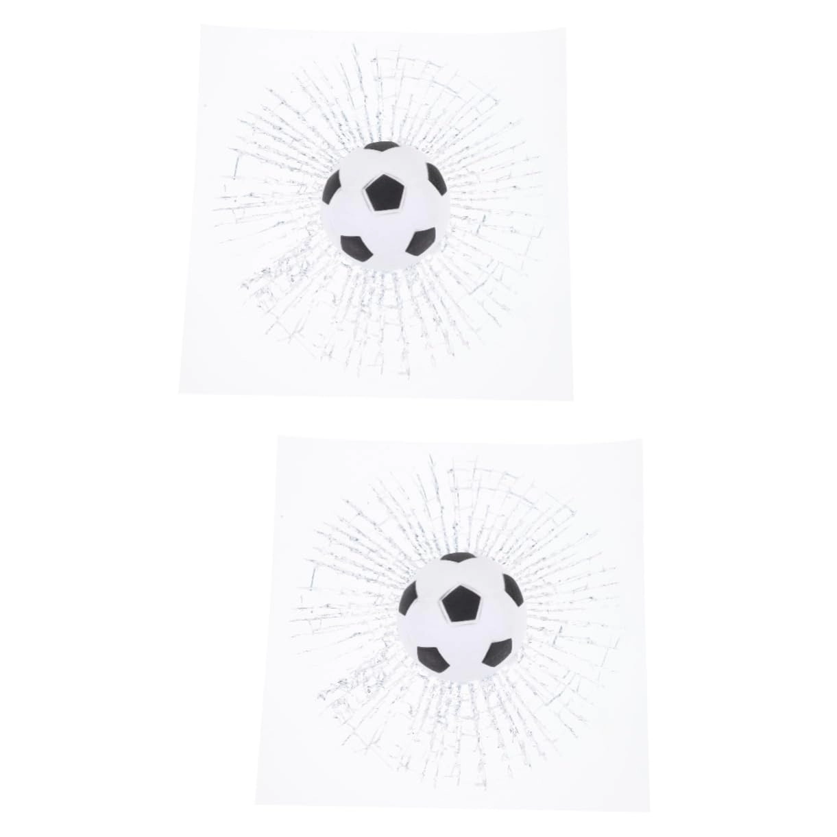 BESPORTBLE Soccer Sticker - 2pcs Car Window Prank