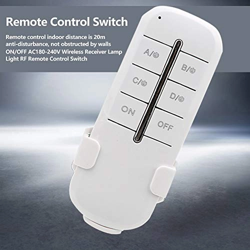 Wireless Remote Control Switch - 1/2/3/4 Way 1000W