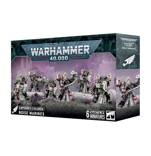 Games Workshop Warhammer 40,000 - Emperor's Children: Noise Marines - 6 plastic miniatures