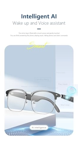 Ai Translator Glasses - 144 Languages Open Ear Music