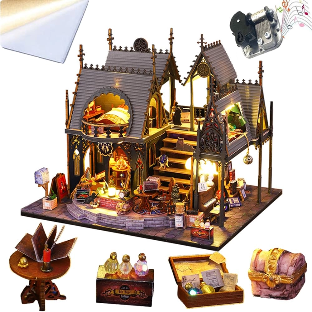 Magic House - 3D Mini Dollhouse Musical Movement