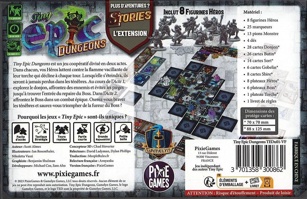 Tiny Epic Pirates + Tiny Epic Dungeons + Bottle Opener (French)