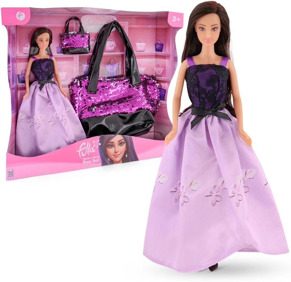 Fulla Doll - Purple + Carry Bag Ages 3+
