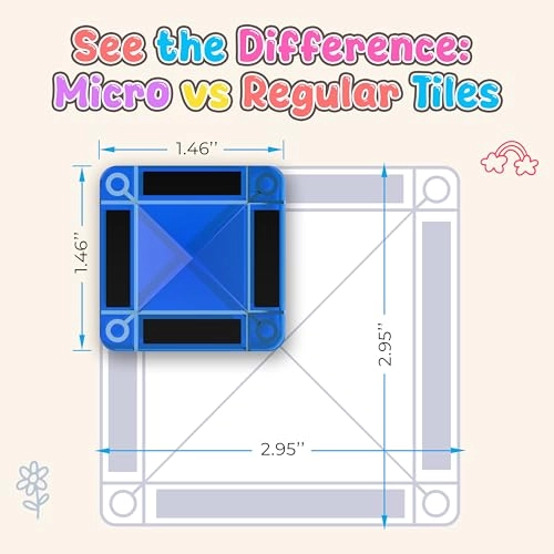 Magnetic Micro Tiles - 18 pcs