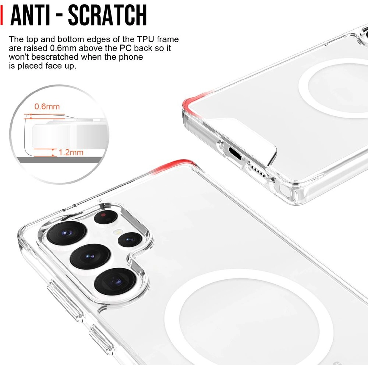 GMBMS25U Case Screen Protector for Samsung Galaxy S25 Ultra