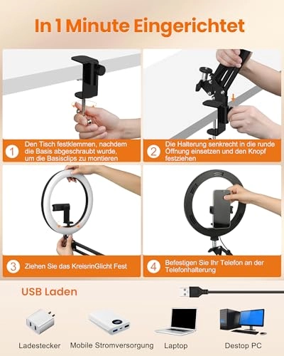 Selfie Ring Light - 10 Inch