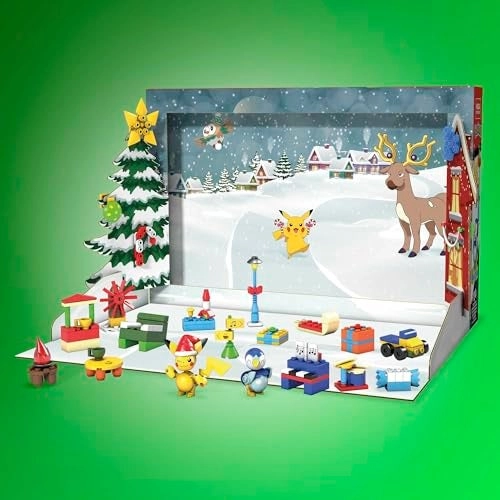 Pokémon Holiday Calendar - Pikachu and Piplup 202 pcs