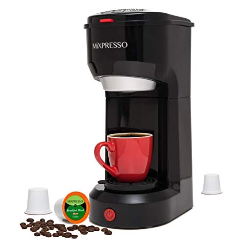 Mixpresso 2-in-1 Coffee Maker - Single Serve Pod & Ground