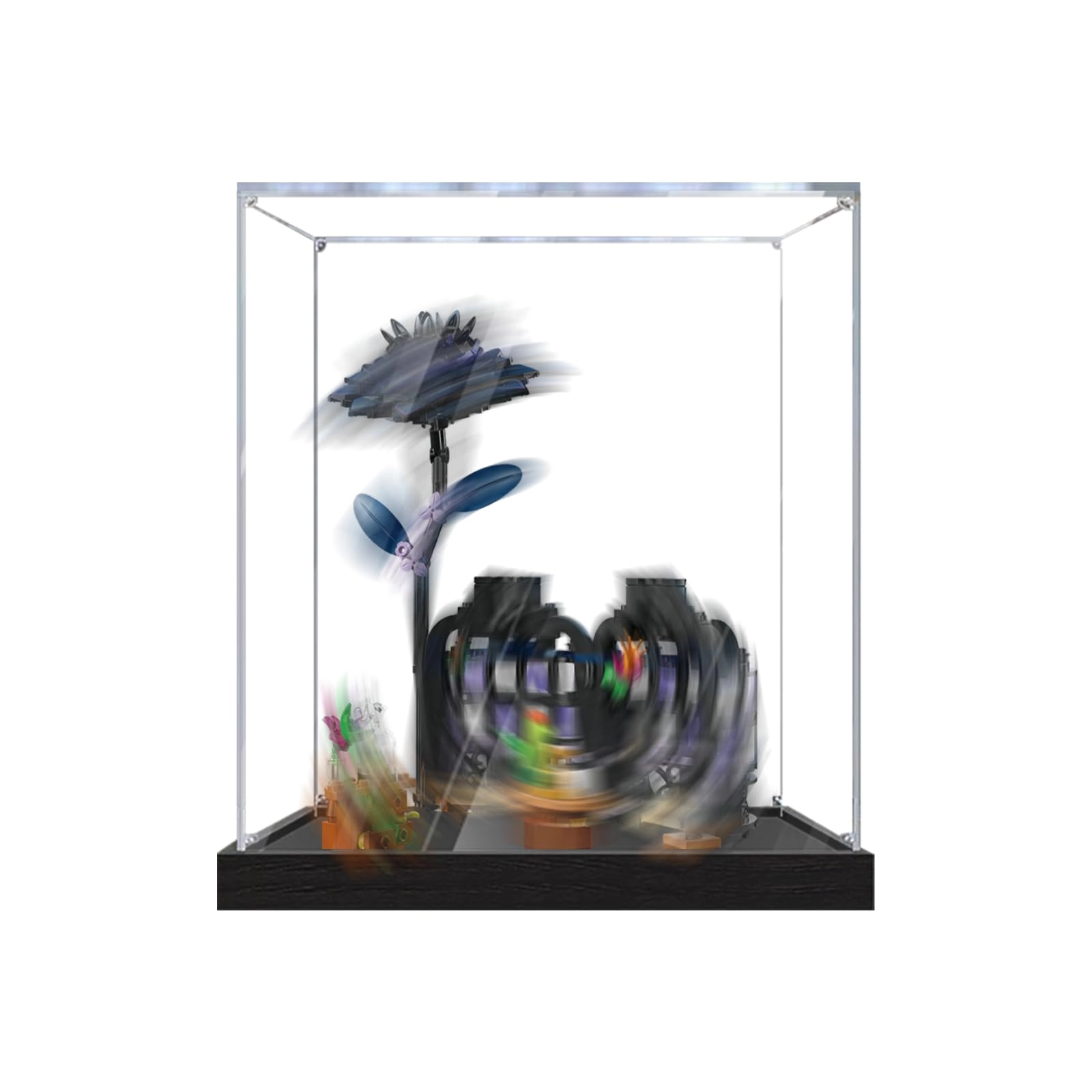 LeafLane Acrylic Display Case for LEGO 76784 - 2mm Dustproof Scratch-Resistant