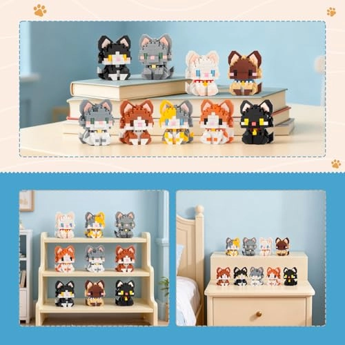 Cat Building Set - 1047 pcs