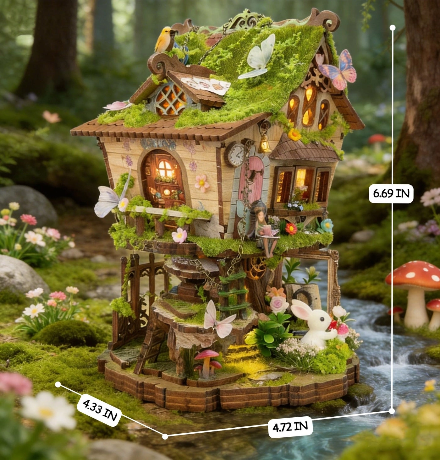 Miniature House Kit - Book Shop