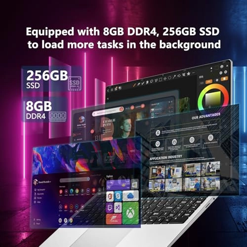 N4000 Gaming Laptop N4000 - 15.6'' Celeron N4000 8GB DDR4 256GB SSD