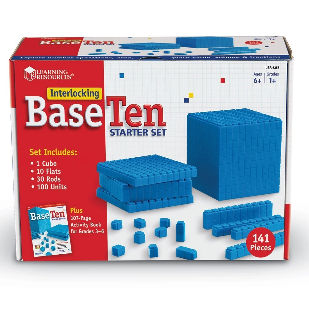 Base Ten Interlocking Plastic Rods Class Set - 6 years and above 823 pieces