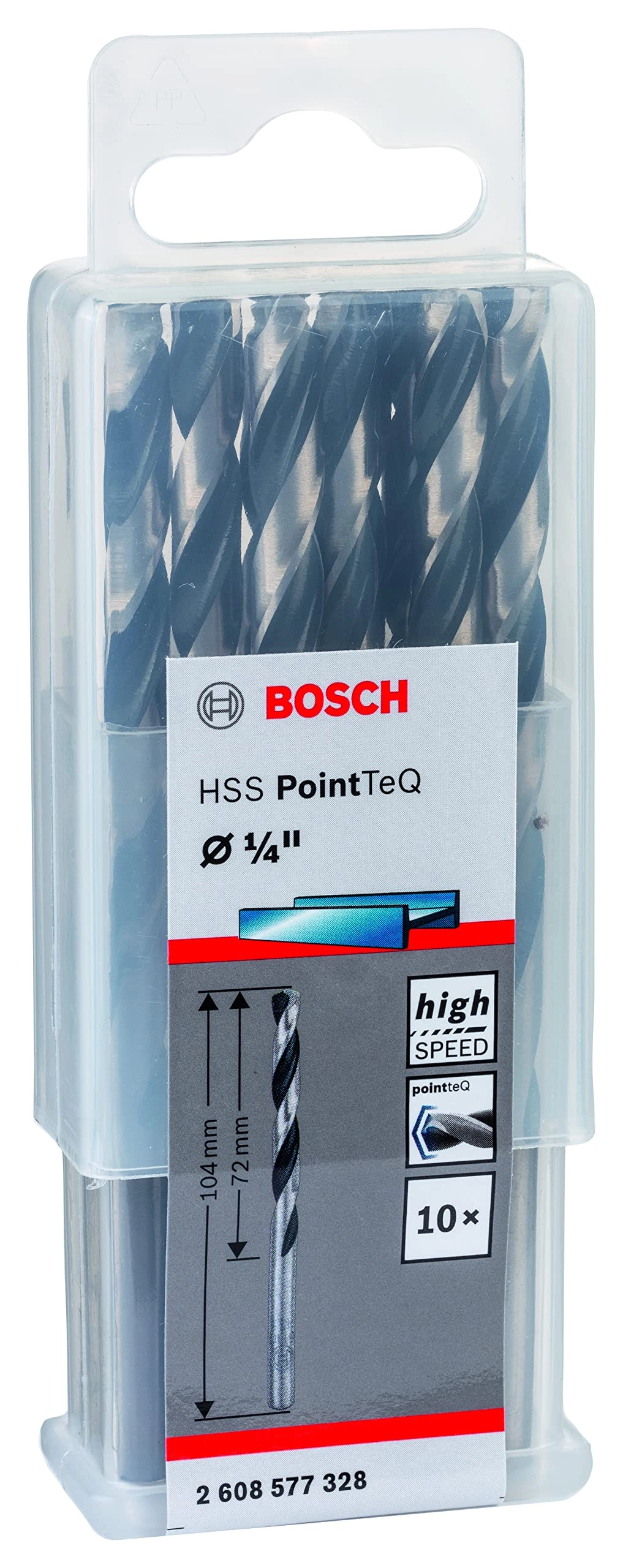 Bosch HSS PointTeq - 10 piece(s)