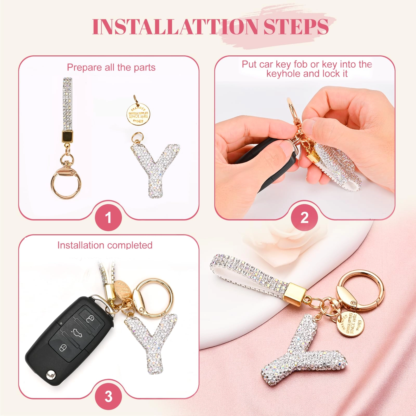 Initial Letter Keychain