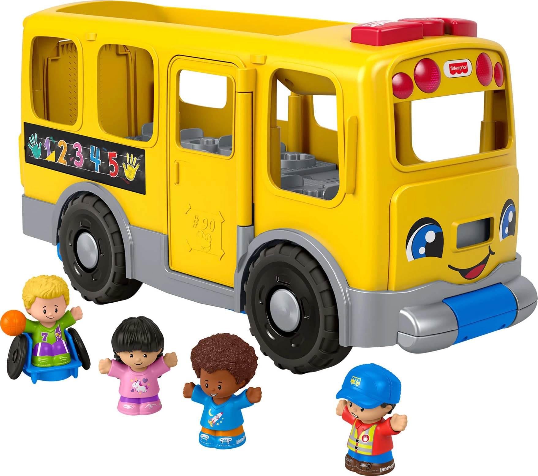 Fisher-Price Little People Big Yellow School Bus - 4 figures