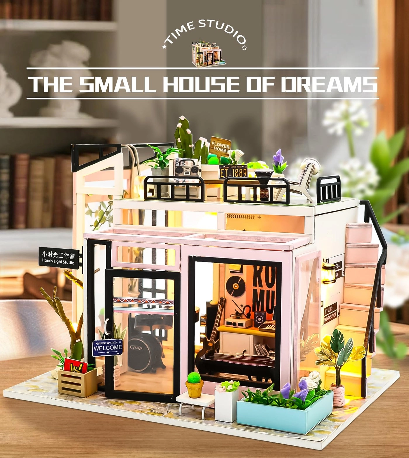 DIY Miniature Dollhouse Kit - 124 scale