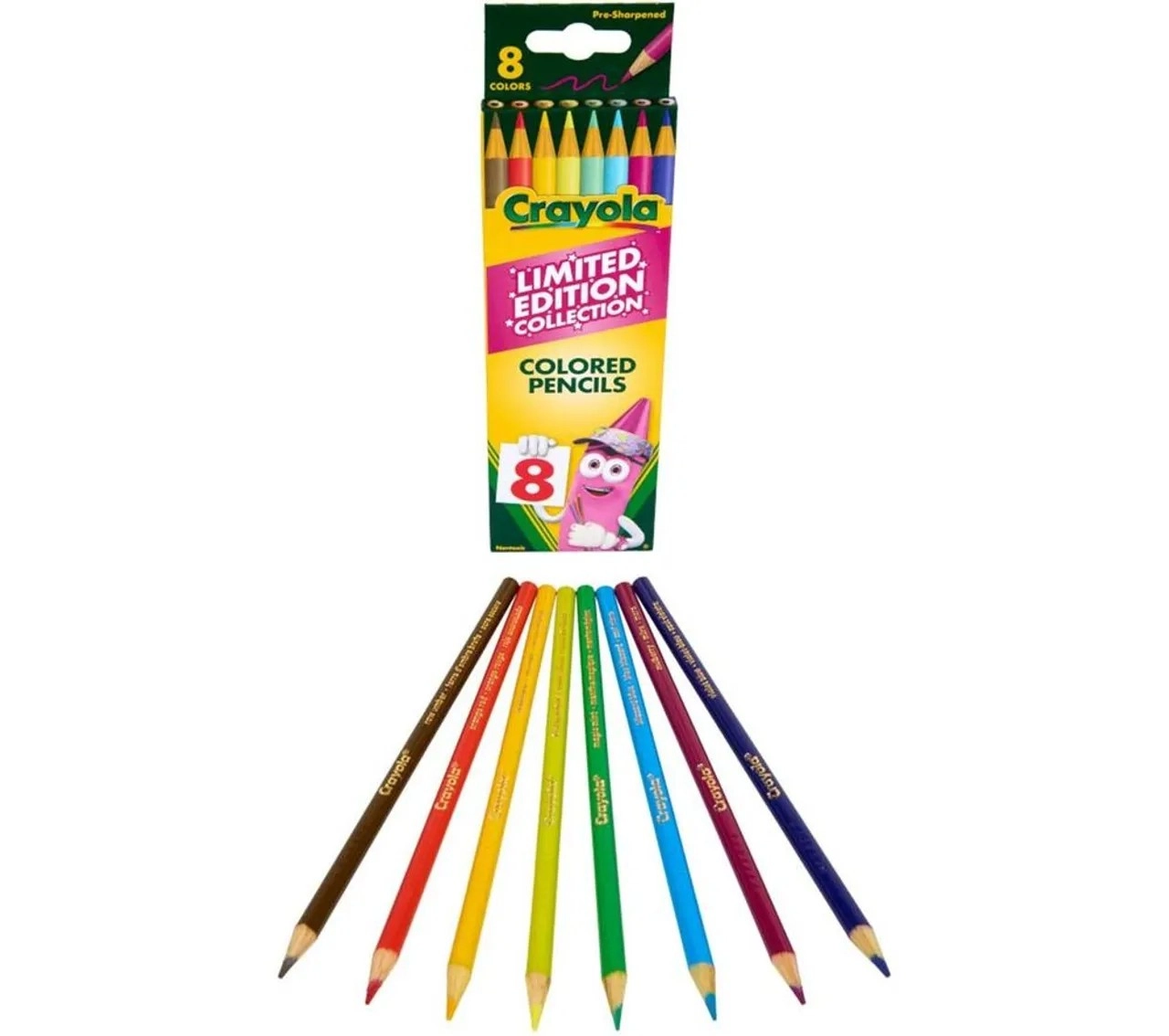 Limited Edition Collection Colored Pencils - 8 Pcs