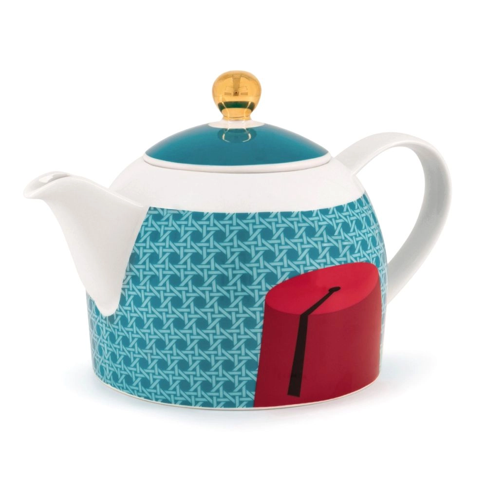 SILSAL DESIGN HOUSE Khaizaran Teapot - porcelain