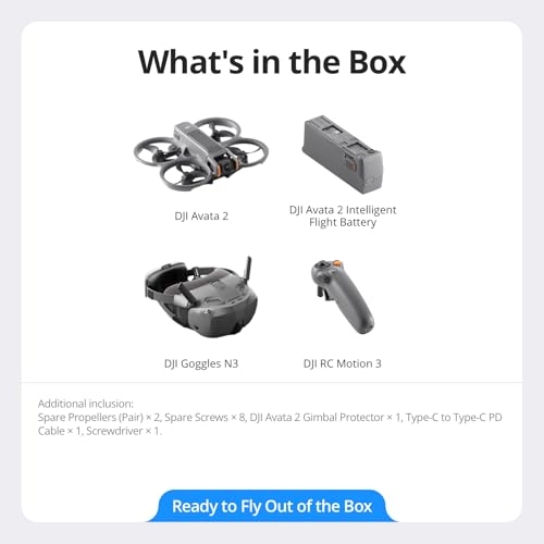 Avata 2 4K/60fps Fly More Combo (Single Battery)