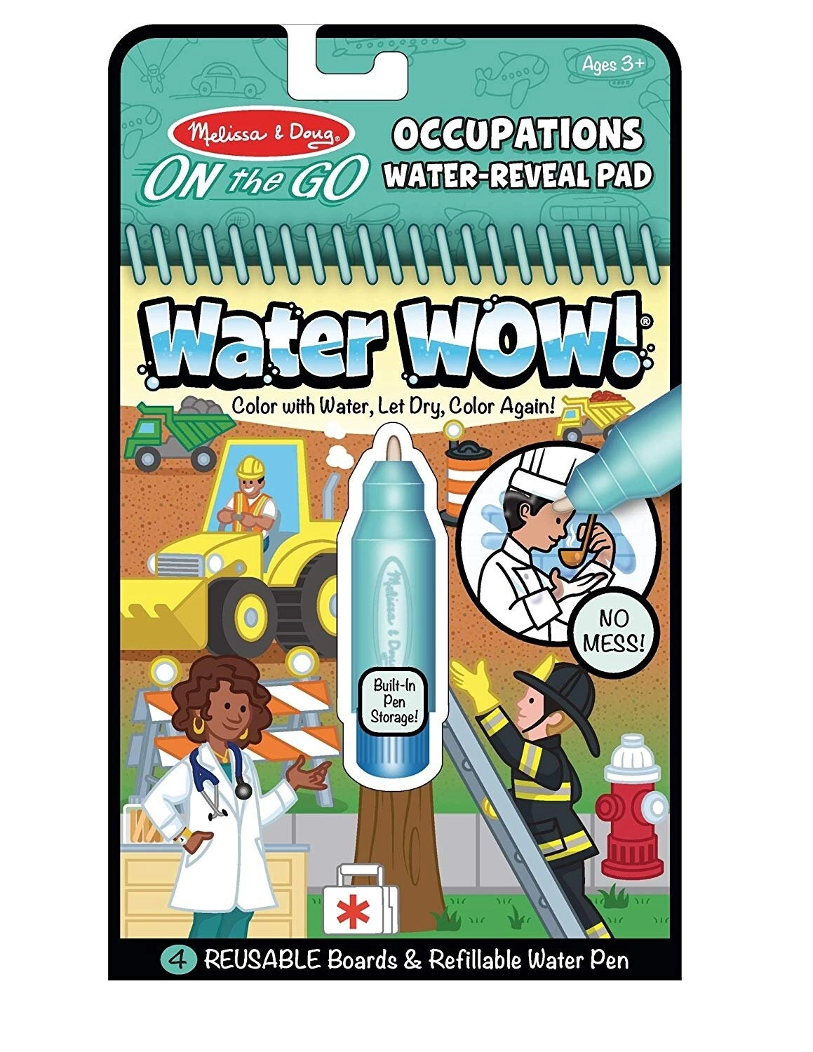On The Go Water Wow Water-Reveal Pad - 3+