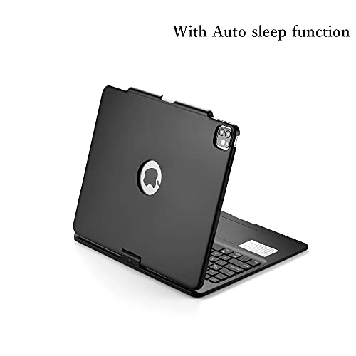 360 Rotatable Keyboard - for iPad Pro 13" (M4) / iPad Air 13" (M2) / iPad Pro 12.9" 6th/5th/4th/3rd Backlight Trackpad