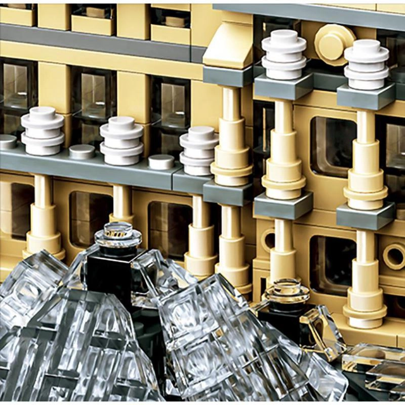 Museum Louvre in Paris France 3D Puzzle (4213) - 785 pcs