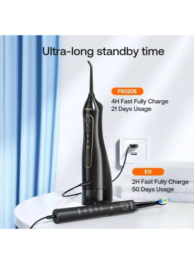 E11-F5020E - 2-in-1 Water Flosser 5 Brushing Modes 3 Flossing Modes