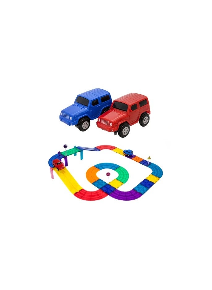 Magnetic Race Car Track - 30 pcs
