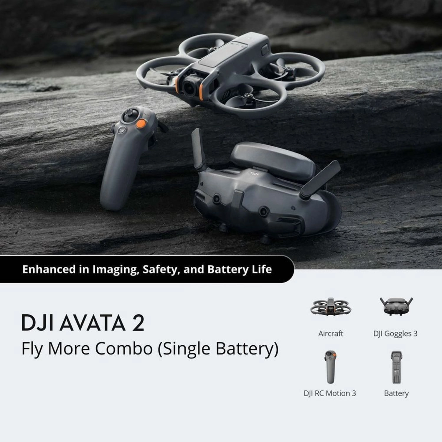 Avata 2 4K/60fps Fly More Combo (Single Battery)