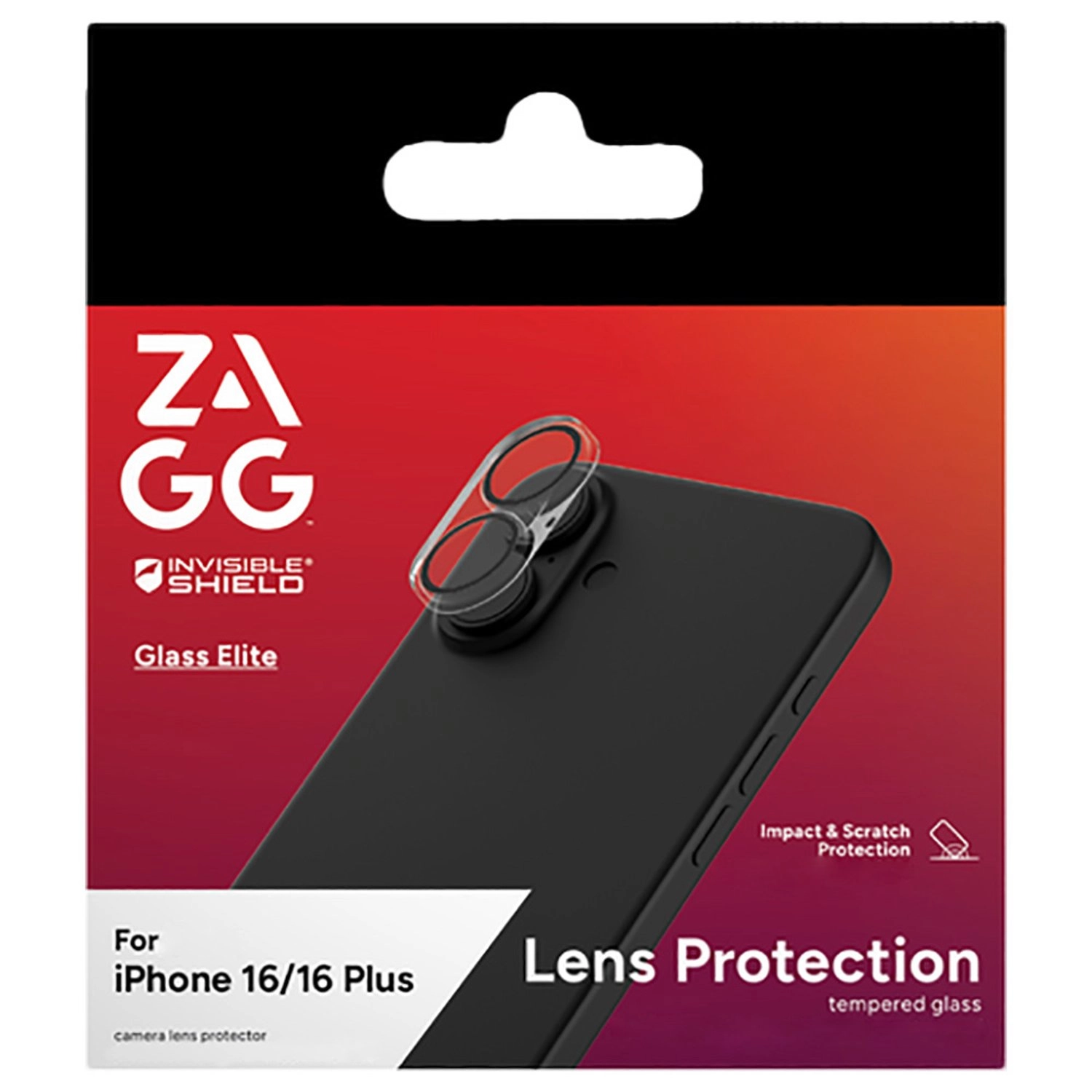 Anti-Glare Tempered Glass Camera Lens Protector for iPhone 16/iPhone 16 Plus