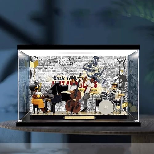 Display Case for Lego 21334 - 50 x 20 x 25 cm S-class Upper Light Box + Back Spray Model