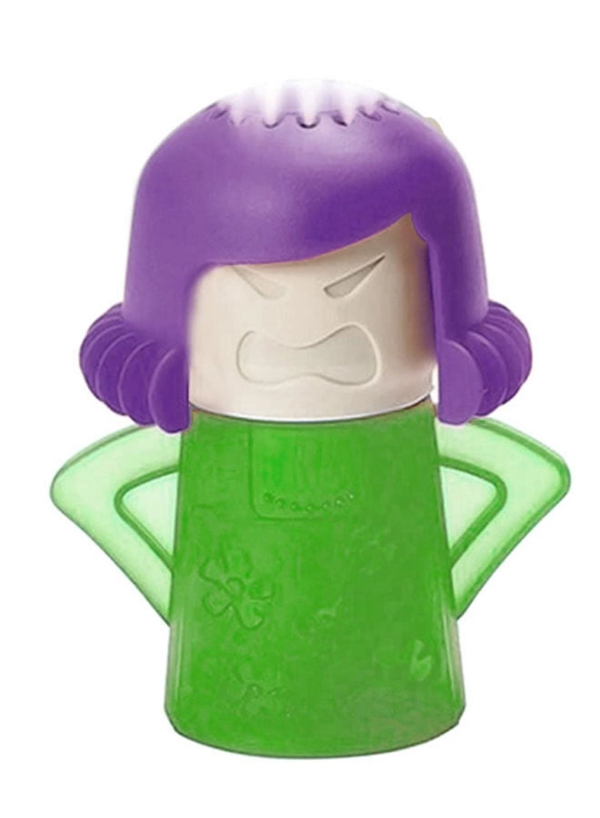 NIBEMINENT Microwave Steam Cleaners - Green/Purple/Beige