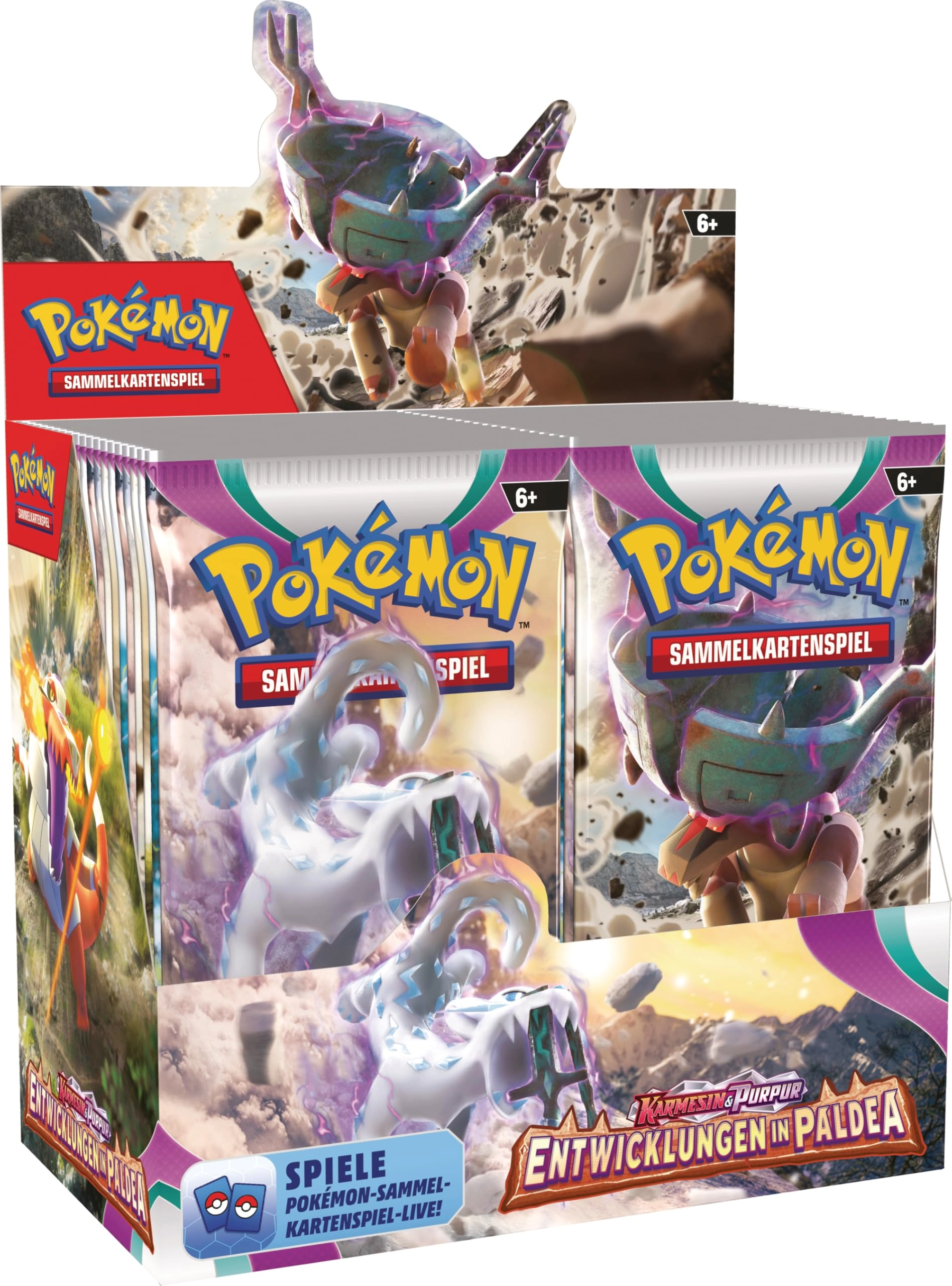 The Pokémon Company International Display Box Crimson & Purple - Developments in Paldea 36pcs