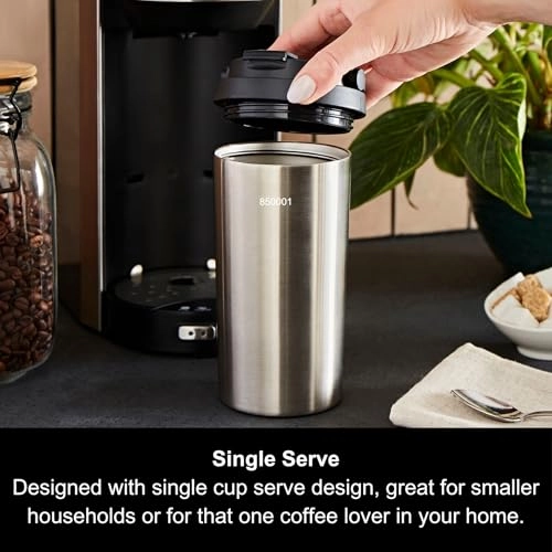 Tazza Pour & Go - 35g Integrated Grinder Travel Mug