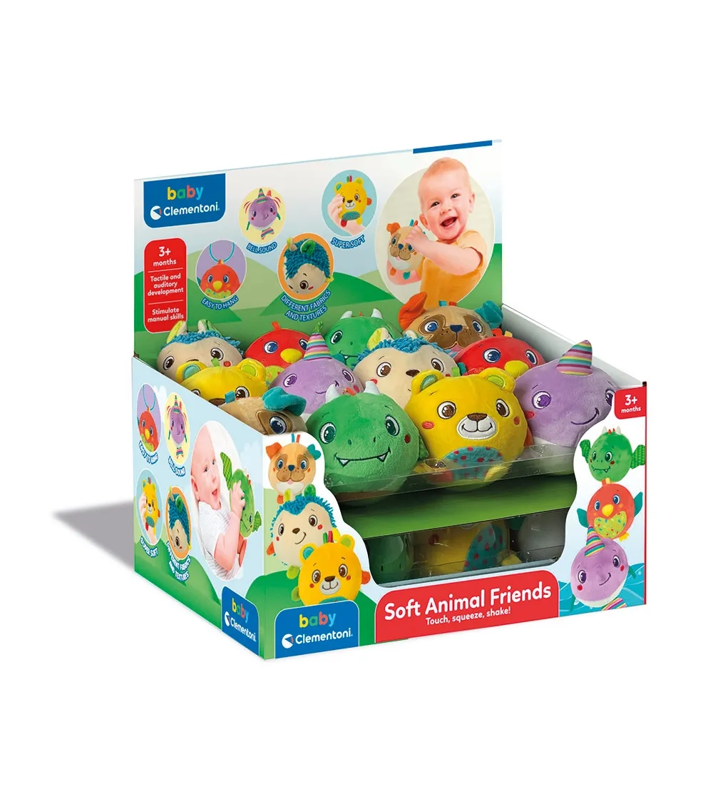 Clementoni Soft Animal Friends - Multi Colour 0 +