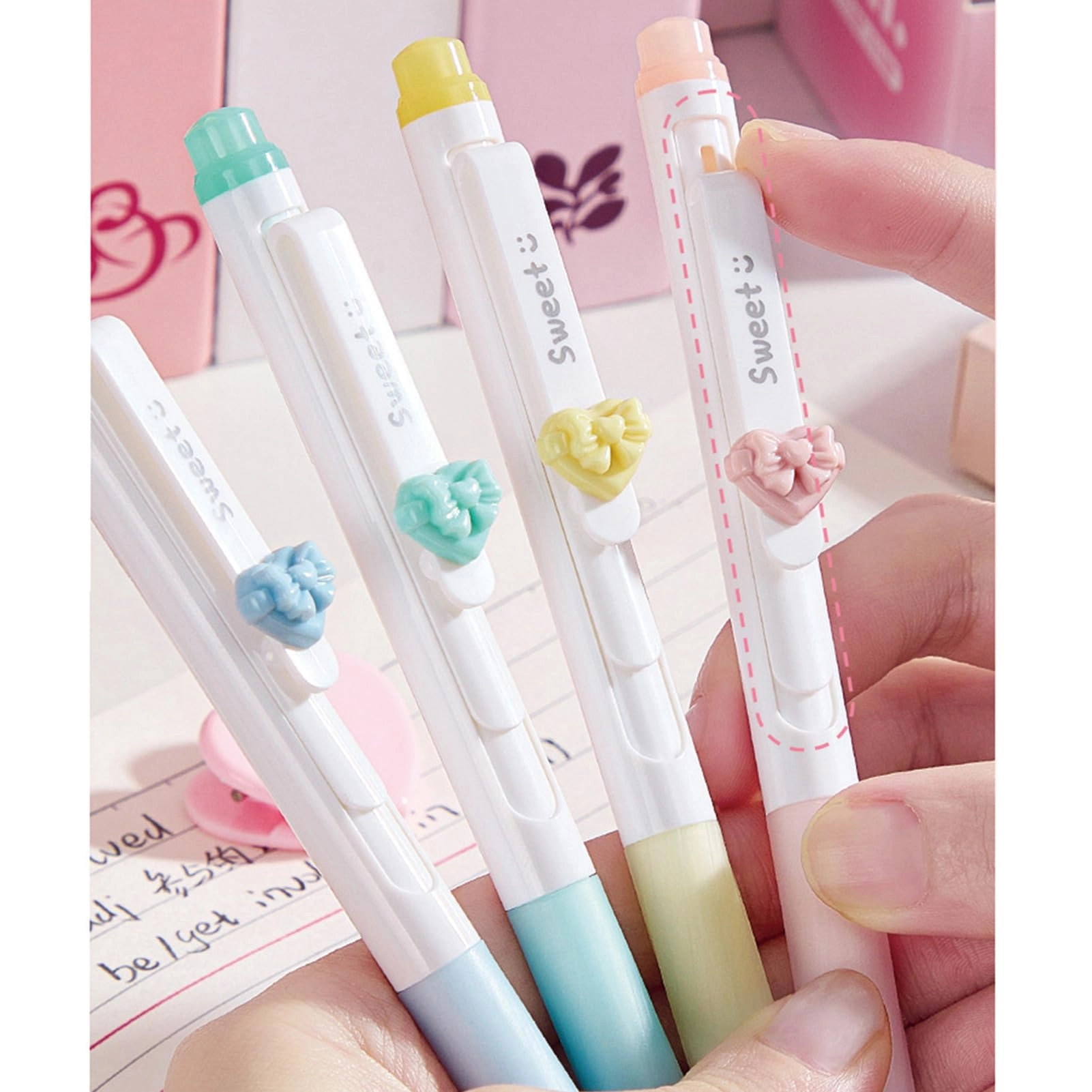 Cute Gel Pen - 4Pcs 0.5mm