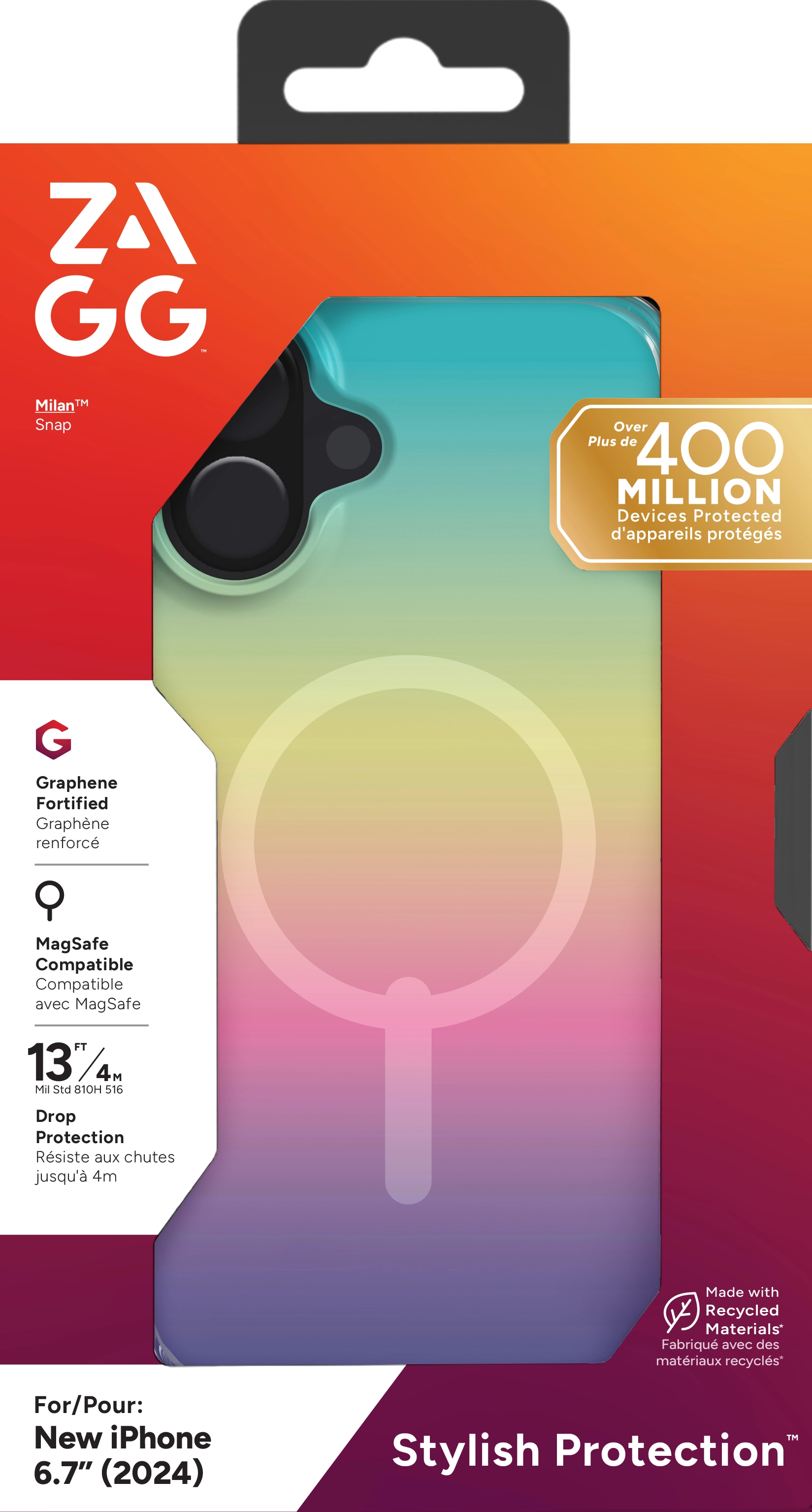 Milan Snap Case with MagSafe for iPhone Air Iridescent